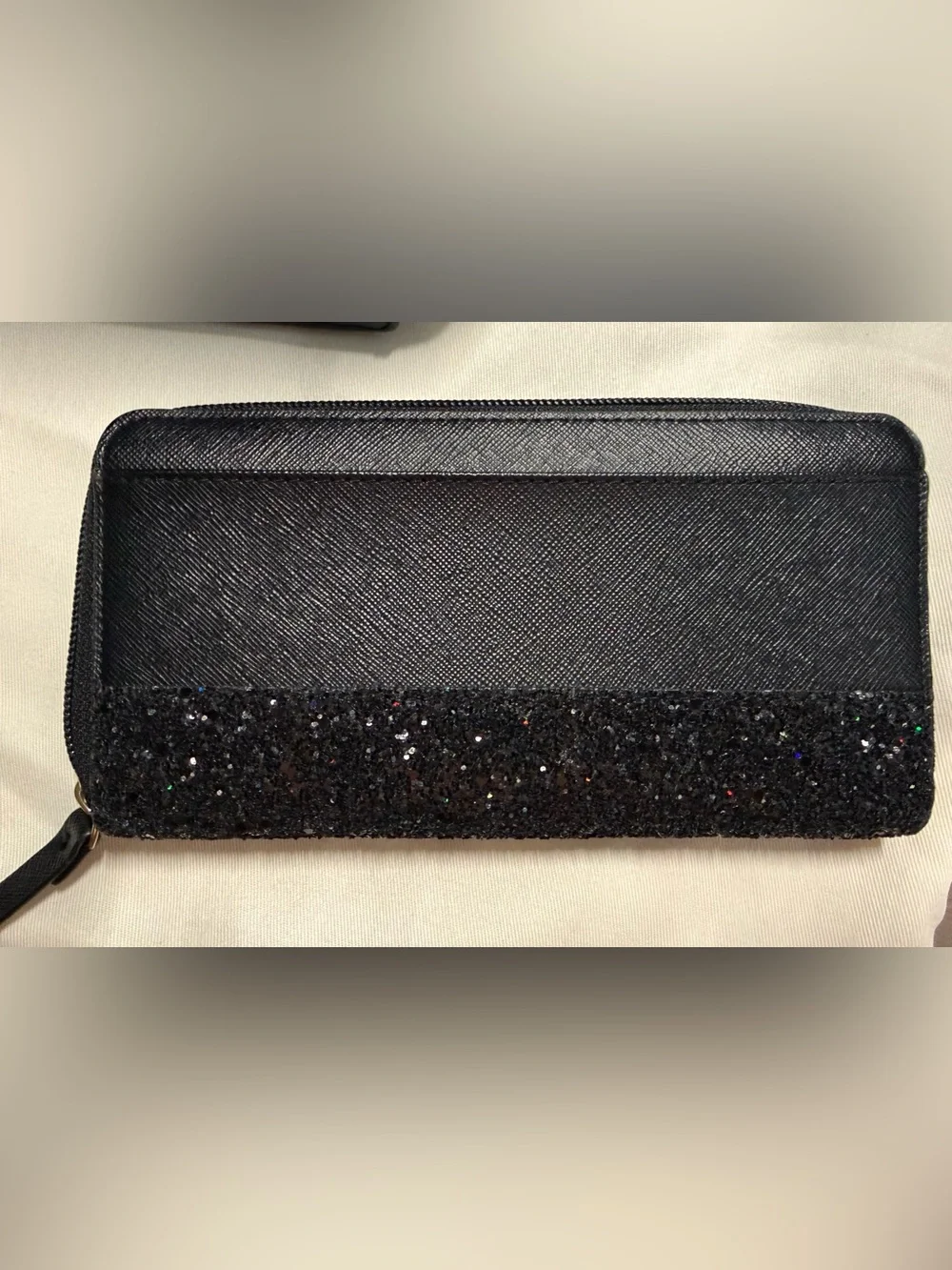 Kate Spade Black Sparkle Tote with Matching Wallet and Dust Bag - Picture 12 of 13